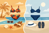 Limited Edition Swimwear Versus Basics, Compared